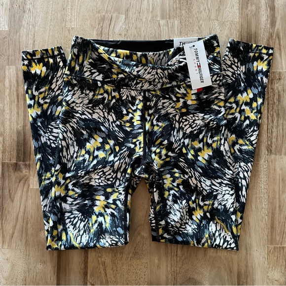 Tommy Hilfiger Sport 7/8 Length High Rise Leggings Women’s Size XS Multicolor - Picture 1 of 6
